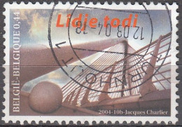 Belgique 2004 Michel 3325 O Cote (2008) 0.50 € Liège Le Pont De L'Observatoire Cachet Rond - Usati