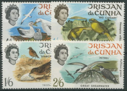 Tristan Da Cunha 1968 Vögel Tristandrossel Wanderalbatros 116/19 Postfrisch - Tristan Da Cunha