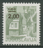 Jugoslawien 1978 Sehenswürdigkeiten MiNr.1661 Mit Aufdruck 1736 Postfrisch - Ongebruikt
