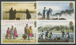 Tristan Da Cunha 1973 Rückkehr Zur Insel, Vulkan 185/88 Postfrisch - Tristan Da Cunha