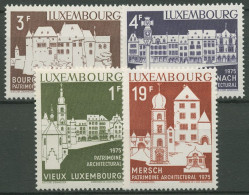 Luxemburg 1975 Denkmalschutz Bauwerke 900/03 Postfrisch - Unused Stamps