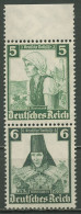 Deutsches Reich Zusammendrucke 1935 Volkstrachten S 231 OR Postfrisch - Se-Tenant