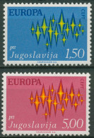 Jugoslawien 1972 Europa CEPT Sterne 1457/58 Postfrisch - Ongebruikt