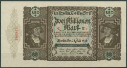 Dt. Reich 2 Millionen Mark 1923, DEU-101a, Kassenfrisch (K1716) - 2 Millionen Mark