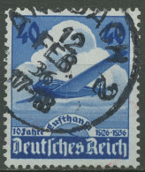 Deutsches Reich 1936 10 Jahre Lufthansa 603 Gestempelt - Usati