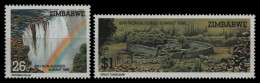 Simbabwe 1986 - Mi-Nr. 348-349 ** - MNH - Natur - Zimbabwe (1980-...)