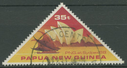 Papua Neuguinea 1988 SYDPEX Opernhaus Segelboot 571 Gestempelt - Papoea-Nieuw-Guinea