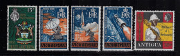 ANTIGUA   1967-69  SCOTT#193,199-201,214  USED - 1858-1960 Crown Colony