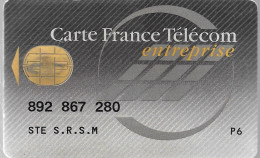 -CARTE FRANCE TELECOM-ENTREPRISE-PUCE BULL G-INTERNATIONAL- TBE/RARE - Pastel