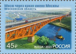 Russia 2023 . Bridge Over The Moscow Canal , Cars. 2v. - Neufs
