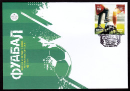 Bosnia Serbia 2024 Football Soccer Sports, Set FDC - Bosnie-Herzegovine