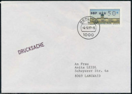 BERLIN ATM 1-050 DRUCKSACHE EF FDC X7E468E - Covers & Documents