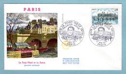 FDC France 1978 - Le Pont Neuf De Paris - YT 1997 - Paris - 1970-1979