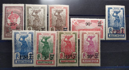 MARTINIQUE - 1924-27 - N°YT. 111 à 119 - Série Complète - Neuf * - Unused Stamps