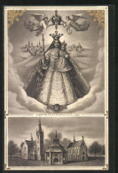 Lithographie Kevelaer, Kirche, Maria Mit Dem Kinde  - Kevelaer