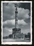 AK Berlin, Siegessäule Mit Besuchern  - Andere & Zonder Classificatie