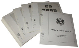 Lindner-T USA Frei-,Gedenk-und Luftpostmarken 1984-1989 Vordrucke 512-84 Neuware ( - Pre-printed Pages