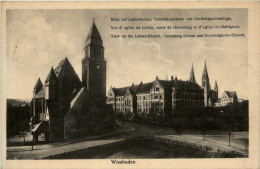 Wiesbaden, Blick Auf Lutherkirche - Wiesbaden