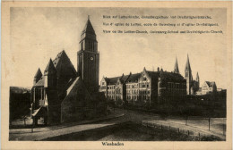 Wiesbaden, Blick Auf Lutherkirche - Wiesbaden