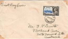 Bermuda 1935 KG V  Silver Jubilee FDC - Bermuda