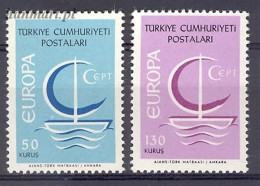 Turkey 1966 Mi 2018-2019 MNH  (ZE2 TRK2018-2019) - 1966