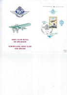 FDC 481 1976 75 Jaar Aeroclub Van België - Velletje - 1971-1980