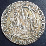 Netherlands 6 Stuiver Scheepjesschelling Zeeland Zeelandia 1790 Silver XF - Provinciale Munten