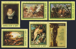 Russia 4572-4577 Label 2, MNH. Michel 4607-4611. Peter Paul Rubens-400.1977. - Nuovi