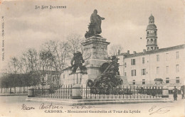 46 CAHORS MONUMENT GAMBETTA - Cahors