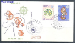 Monaco 1976 Mi 1230-1231 FDC  (FDC ZE1 MNC1230-1231) - Other & Unclassified