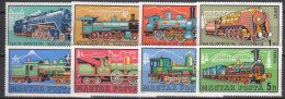 Hungary 1972 - Trains, Mi-Nr. 2730/37, MNH** - Nuevos