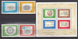 Hungary 1972 - Day Of The Stamp, Mi-Nr. 2760/63+Bl. 88, MNH** - Nuevos