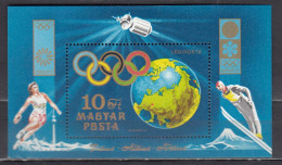 Hungary 1972 - Olympic Games Sapporo And Muenchen, Mi-nr. Bl. 89, MNH** - Neufs