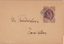 India Postage-One Anna  Zanzibar - Autres & Non Classés