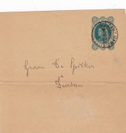 1896: India Postage-Half-Anna  To Durban - Autres & Non Classés