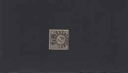 MiNr. 1 II A Platte 2, Mühlradstempel 14 (Aschaffenburg), Farbrisch BPP Signatur - Usati