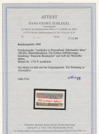 Bund: MiNr. 1725 F, Farben Fehlen Teilweise, Postfrisch, **, BPP Attest - Nuovi