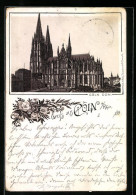 Vorläufer-Lithographie Cöln A. Rhein, Der Dom 1894  - Andere & Zonder Classificatie