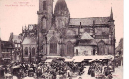 50 - Manche -  VALOGNES - Grand Marché - Place Vicq D'Azir - Valognes