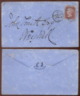 Old Classic Cover, S103 Great Britain Sc33 Queen Victoria, PL 118, Apr. 07. 1871. - Storia Postale