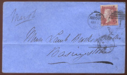 Old Classic Cover, S108 Great Britain Sc33 Queen Victoria, Mar. 13. 1868. - Storia Postale