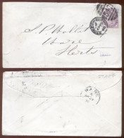 Old Classic Cover, S117 Great Britain Sc89 Queen Victoria, Apr. 28. 1890. - Storia Postale