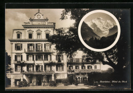 AK Interlaken, Hotel Du Nord, Bergpartie  - Interlaken