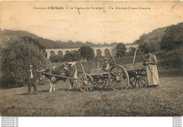 LE  VIADUC DE MONTIGNY UN ATTELAGE FRANC-COMTOIS ENVIRONS D'ARBOIS - Otros & Sin Clasificación