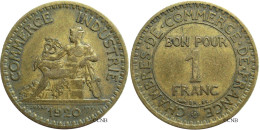 France - IIIe République - 1 Franc Chambres De Commerce 1920 - TB+/VF35 - Fra2314 - 1 Franc