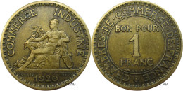 France - IIIe République - 1 Franc Chambres De Commerce 1920 - TTB/XF45 - Fra3482 - 1 Franc