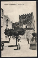 Cartolina Taormina, Chiesa S. Caterina E Palazzo Corvaja  - Other & Unclassified