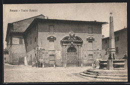 Cartolina Pesaro, Teatro Rossini  - Pesaro