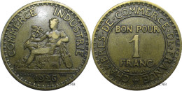 France - IIIe République - 1 Franc Chambres De Commerce 1926 - TB/VF25 - Fra0782 - 1 Franc