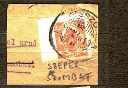 Hungary 1913 Mi 127 Cancel Szepesszombat, Spisska Sobota - Usati